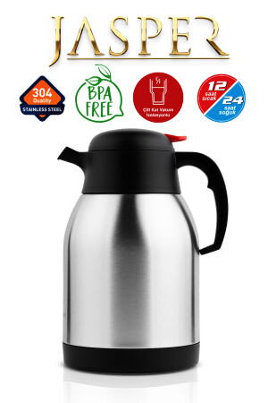 2 Liter Doppelschicht-Picknick-Camping-Outdoor-Stahl-Tee-Thermoskanne 1200a Penguin 1200A - 6