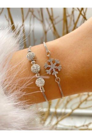 مجموعة من 2 من الوسادة المزودة باللون الفضي للمرأة MNZ - Jenny Daphne