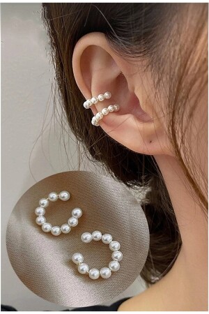 أوقات غضروف من 2 قطع من MNZ-النساء مع اللؤلؤ - Monalisatoka