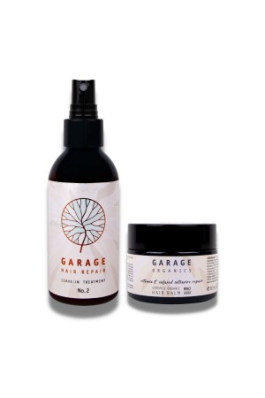 مجموعة رعاية الشعر رقم 2 من MNZ + مرطبة الشعر - Garage Organics