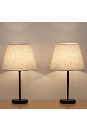 كريم لمصابيح الطاولة من المعدات من 2 قطع MNZ-Black - Evlight