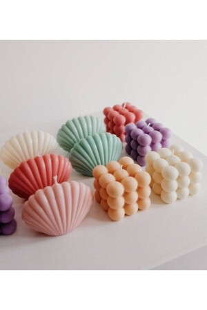 مجموعة من 2 أشكال سيليكون كبيرة فقاعة و استرة - Moga