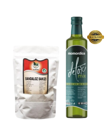 مجموعة من 2 كوبوناتري ساندالوز غوم & Momordica DetoxMix - 250 مل - Bakbunatural