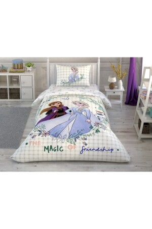 منز-ديزني منجمد 2 صداقة مرخصة غطاء غطاء واحد سلبي النسخة النسخة النسخة النسخة النسخة النس - Taç