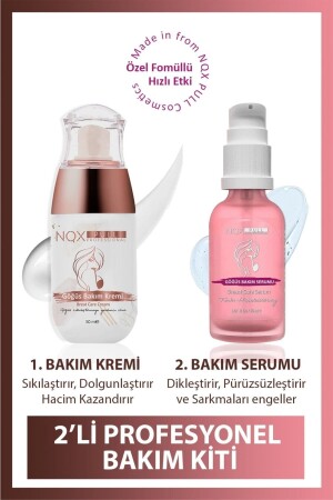 مجموعة خاصة من 2 أدوات رعاية لمساعدة توسيع الثدي ورفعها - Nqx Pull