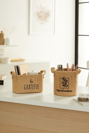 مجموعة من 2 جوتة المخبز غسيل الغسيل غرفة الأطفال منظمة لعبة التخزين المطيّة منظمة سلة التخزين - Ocean Home Textile