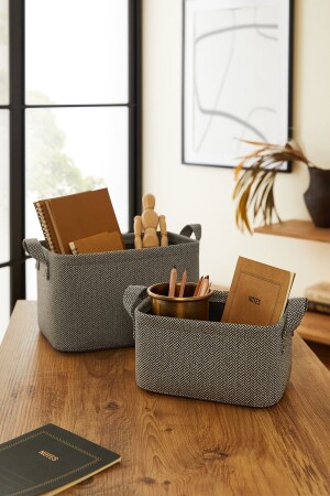 مجموعة من 2 خزانة ذات النسيج غسيل غرف الأطفال منظمة لعبة منظمة سلة تخزين قابلة للتثبيت - Ocean Home Textile