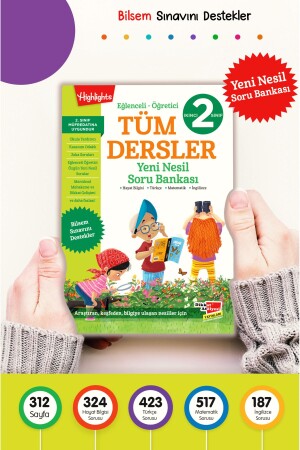 2. Sınıf Tüm Dersler Yeni Nesil Soru Bankası - 2