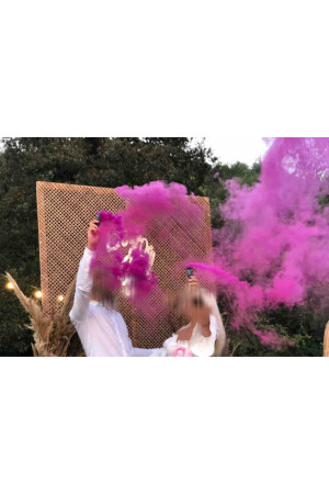 2 Stück Baby Gender Reveal Party Pink Smoke Gender Reveal Pink Smoke 2genderdeterminationpinkGY - 4