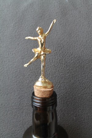 2 Stück dekorative goldene Ballerina-Stopper 2686 - 5