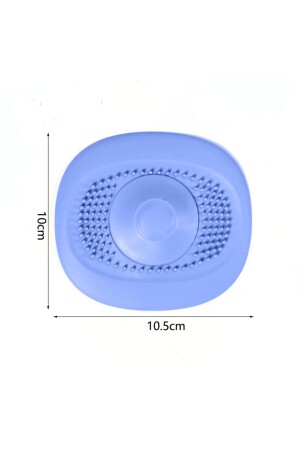 2 Stück gestufter Spülbeckenstopfen, Silikon-Abflussstopfen, geruchshemmender Abflussstopfen, blau - 9