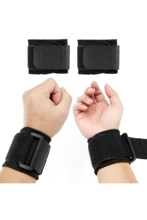 2 Stück Hand-Handgelenk-Bandage, elastisches Sportler-Armband, Fitness-Gewichtsunterstützung, Crossfit, Körperunterstützung, Standard - 3