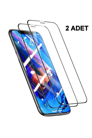 [2 Stück] Kompatibel mit iPhone 11 und iPhone Xr, vollflächiger HD-Displayschutz aus gehärtetem Glas, 3D-Vollschutz - 1