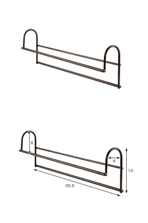 2 Stück Metall Kleiderbügel Kleiderschrank Organizer Kleiderbügel Hemd Kleiderbügel - 6