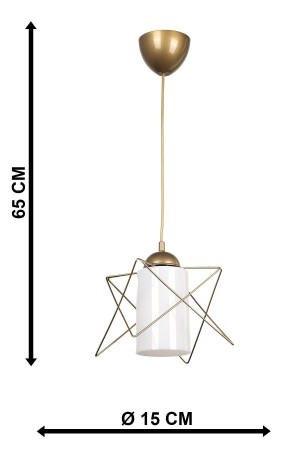 2 Stück Modes Wire Single Pendelleuchte Antikweißes Acryl - 4