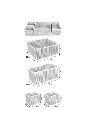 2 Stück Schrank- und Schubladen-Organizer, Mehrzweck-Set mit 4 Stück TYC00730945823 - 6