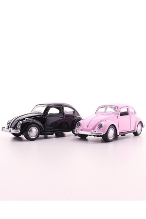 2 Stück schwarz rosa Metall Vosvos Auto Druckguss groß 12 cm GHJ-7230526-6136 - 4