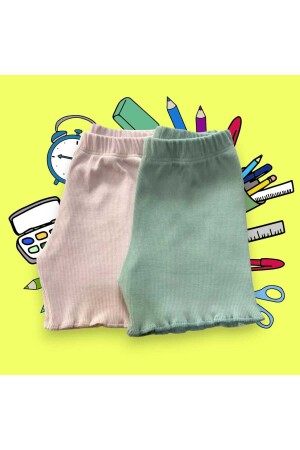 2-teilige Shorts für Babys und Mädchen, einzelne Unterseite, Kinder-Shorts - 1