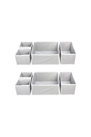 2-teiliges 4-teiliges Mehrzweck-Schrank- und Schubladen-Organizer-Box-Set ALASHURC24 - 2