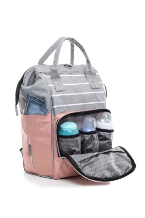 2-teiliges, funktionelles Babypflege-Rucksack-Set aus 100 % Baumwolle für die Entlassung aus dem Krankenhaus und wasserdicht, schmutzabweisend, 2632169 - 6