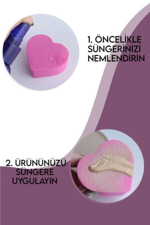 2-teiliges Lovers-Schwamm-Set in oranger Farbe - 9