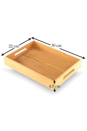 2-teiliges Präsentationstablett und dekoratives Tablett aus Holz – Nova Tray Nova0001 - 7