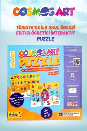 2-teiliges Smart-Puzzle für Kinder – Buchstaben – Zahlen - 1