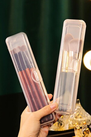 2 transparente Make-up-Organizer-Box – Zahnbürstenbox - Hane