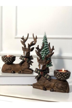 مجموعة من الوسوم المزخرفة من الشموع من الديران (مجموعة 2 مقاطع) - Tual Hobi Sanat