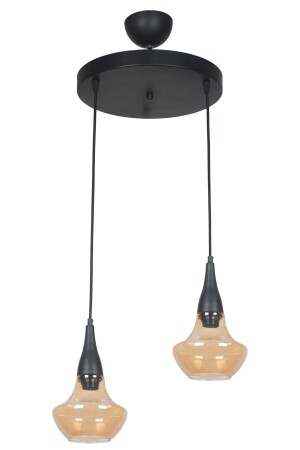 غرفة المعيشة - غرفة النوم - المطبخ - زجاج العسل 2 قطعة شمعة TYC00531413929 - Fer Avize