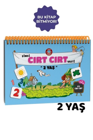 2 Yaş Cırt Cırtlı Etkinlik Kitabı - Çocuk Akademi