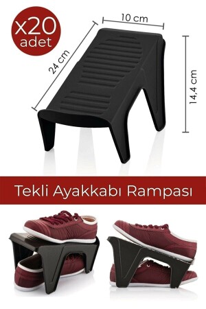 20 Adet Tekli Ayakkabı Düzenleyici Rampa BAYEV-AYAKKABIRMPS20Lİ - 3