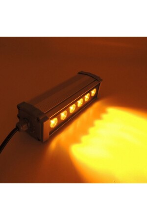 20 Cm (6W) Amber Rengi Wallwasher Duvar Boyama- Ağaç Boyama- Cami Ve Minare Aydınlatma (AMBER) - Ledmira