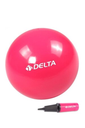 20 cm Fuchsia Pilates Balance-Übungsball + Pilates-Ballpumpe - 1