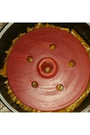 20 Cm Sırlı Toprak Dolma-sarma Taşı Kapağı Fma03424 - Asil