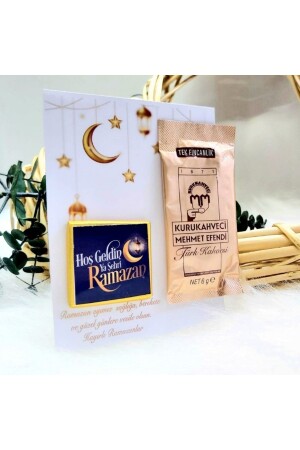 20 Stück Ramadan Geschenk Schokolade Kaffee Willkommen Ramadan Set Ramadan Ornamente- - 2