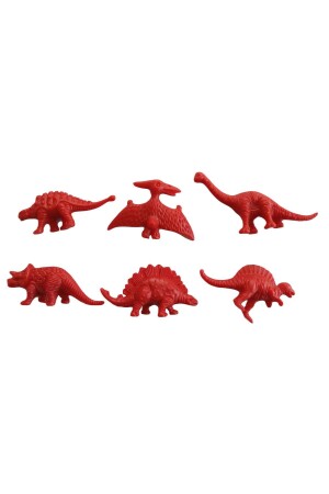 20-teiliges Dinosaurier-Set aus Kunststoff in 4 verschiedenen Farben - 3