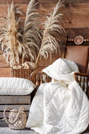 مـنـز - غطاء واحد من الصوف - وسادة واحدة من الصوف مع هدية 200. 15. 01. 0251 - Karaca Home