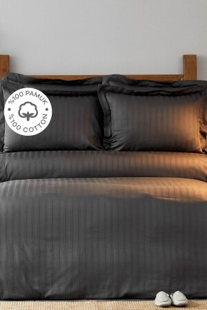 م.ن.ز-شارم جريئة انتراكيت القطن ساتين غطاء غطاء مزدوج 200 مجموعة 17. 01. 0168 - Karaca Home