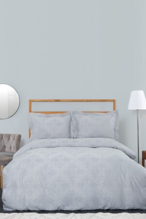 (منيز-جوليو جراي) ، مجموعة غطاء غطاء مزدوج 200، 20.01.0477 - Karaca Home