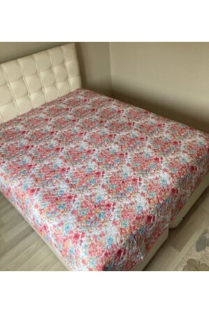 غطاء متعدد الأغراض (بيك) مقاس من قِطاع (منتز) - 200 × 220 سم ومع كل من الغطاء والسرير GH2543 - GENÇEV HOME COLLECTİONS