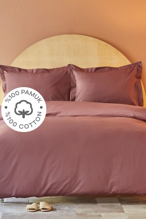 (منز) - عودة إلى (سارابي) الأساسية (مجموعة غطاء غطاء مزدوج 200) - Karaca Home