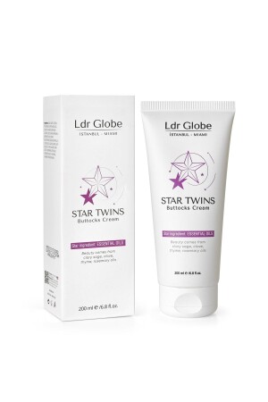 كريم الجسم الطبيعي (مأكولات التأمين ومكافحة الإصابة) كريم الفخذ و كريم الفخذ 200 مل STARTWINS-BUTTOCKS-C - LDR GLOBE