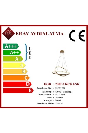 2002-2 30-40 Antiker LED-Kronleuchter 2002-2 KCK ESK - 4