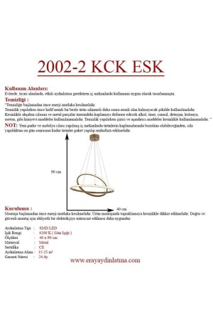 2002-2 30-40 Antiker LED-Kronleuchter 2002-2 KCK ESK - 5