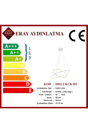 2002-2 30-40 weißer LED-Kronleuchter 2002-2 VON KCK - 8