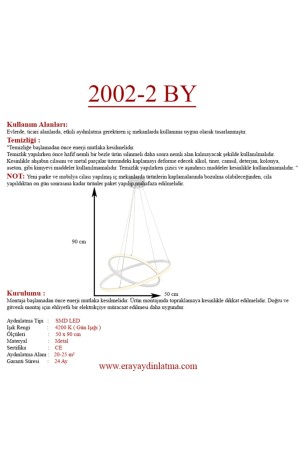 2002-2 By Led Beyaz Avize 2002-2 BY - 5