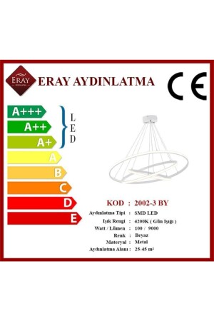 2002-3 Beyaz Led Avize 2002-3 BY - 4