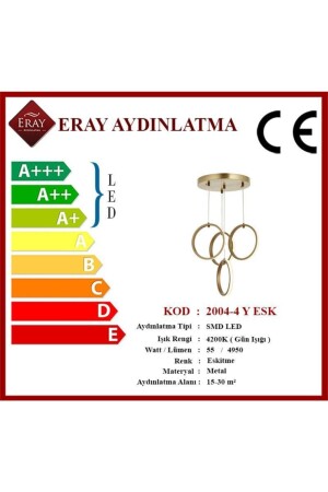 2004-4 Y Antiker LED-Kronleuchter 2004-4 Y ESK - 5