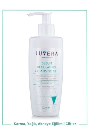 غسل جيل من النفط والجلد المرضى للحمل - غسل الجيل المنظم للسمك 200ml 8682665350007 01 001 - JUVERA Cosmeceuticals